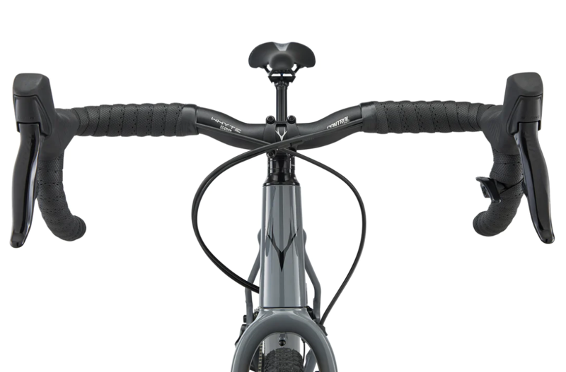 Whyte Gisburn v5 Rival eTAP Gravel Road Bike 2023 in Grey with Black-1